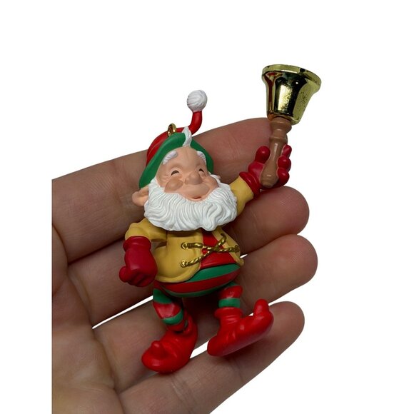 VTG Hallmark Keepsake Ornament Collectors 2000 BellBearing Elf Christmas 2.6" - Picture 5 of 5
